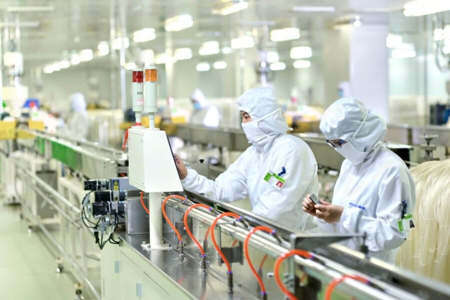 Modernized production plant